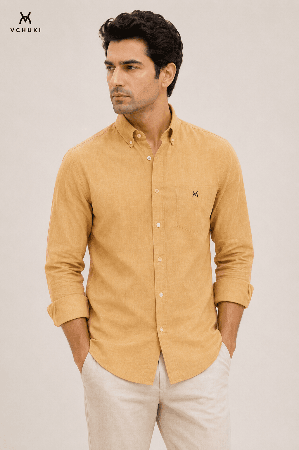 Linen Full Sleeve Shirts - VCHUKI